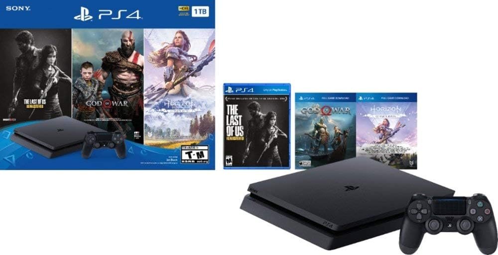 Unlock Epic Gaming with the Ultimate PS4 Slim Bundle: 1TB, Three Classics, and More!