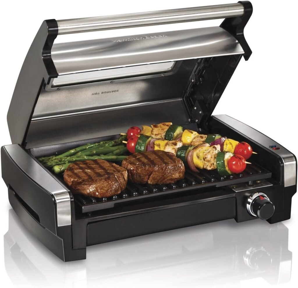 Unlock Flavor: Hamilton Beach Electric Indoor Searing Grill Reviewed!