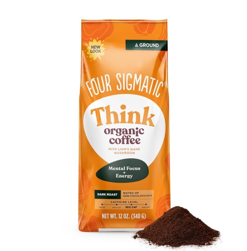 Unlock Focus: Four Sigmatic Organic Lion's Mane Ground Coffee Review