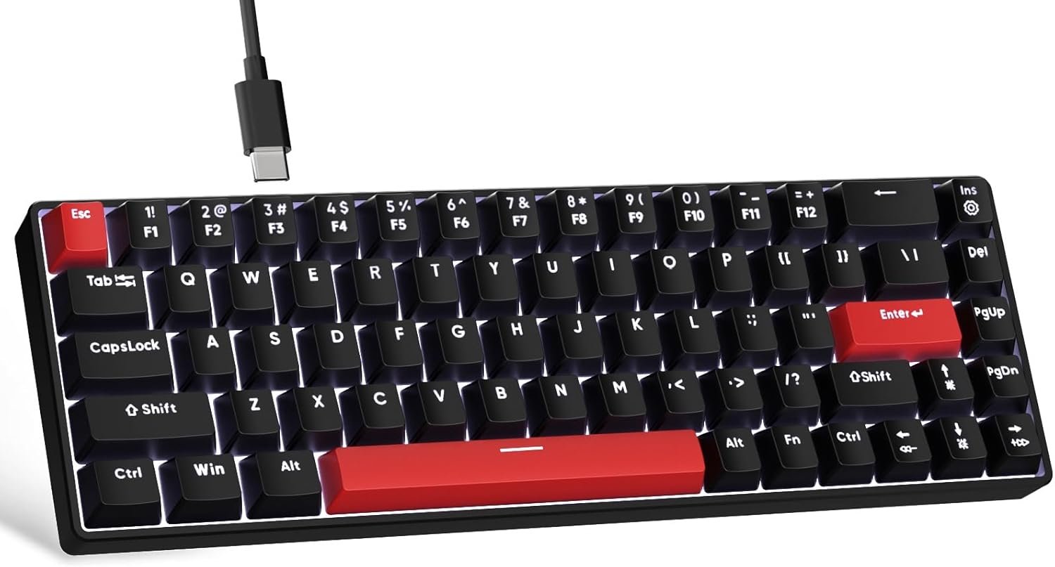 Unlock Gaming Precision: FFJ 60% Mechanical Keyboard Review