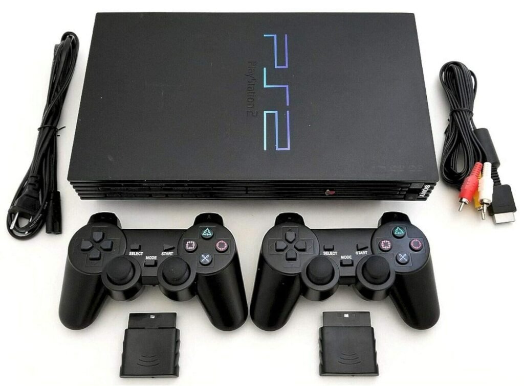 Unlock Nostalgia: Sony PS2 Gaming Console with Wireless Controllers Reviewed!