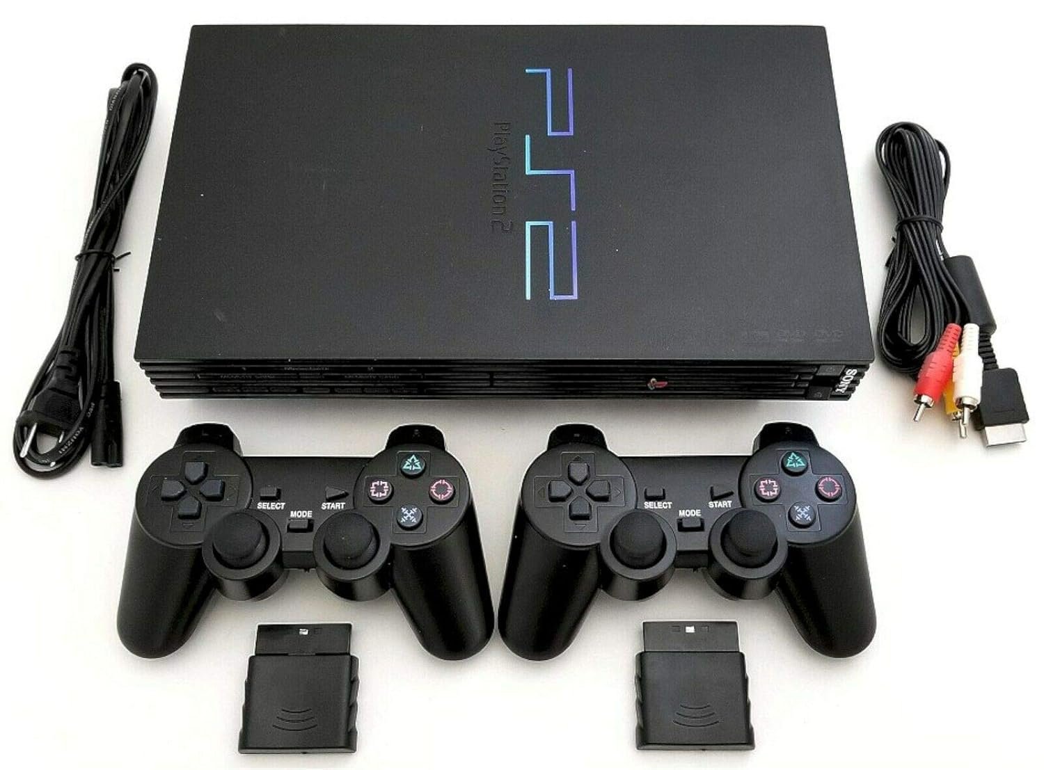 Unlock Nostalgia: Sony PS2 Gaming Console with Wireless Controllers Reviewed!