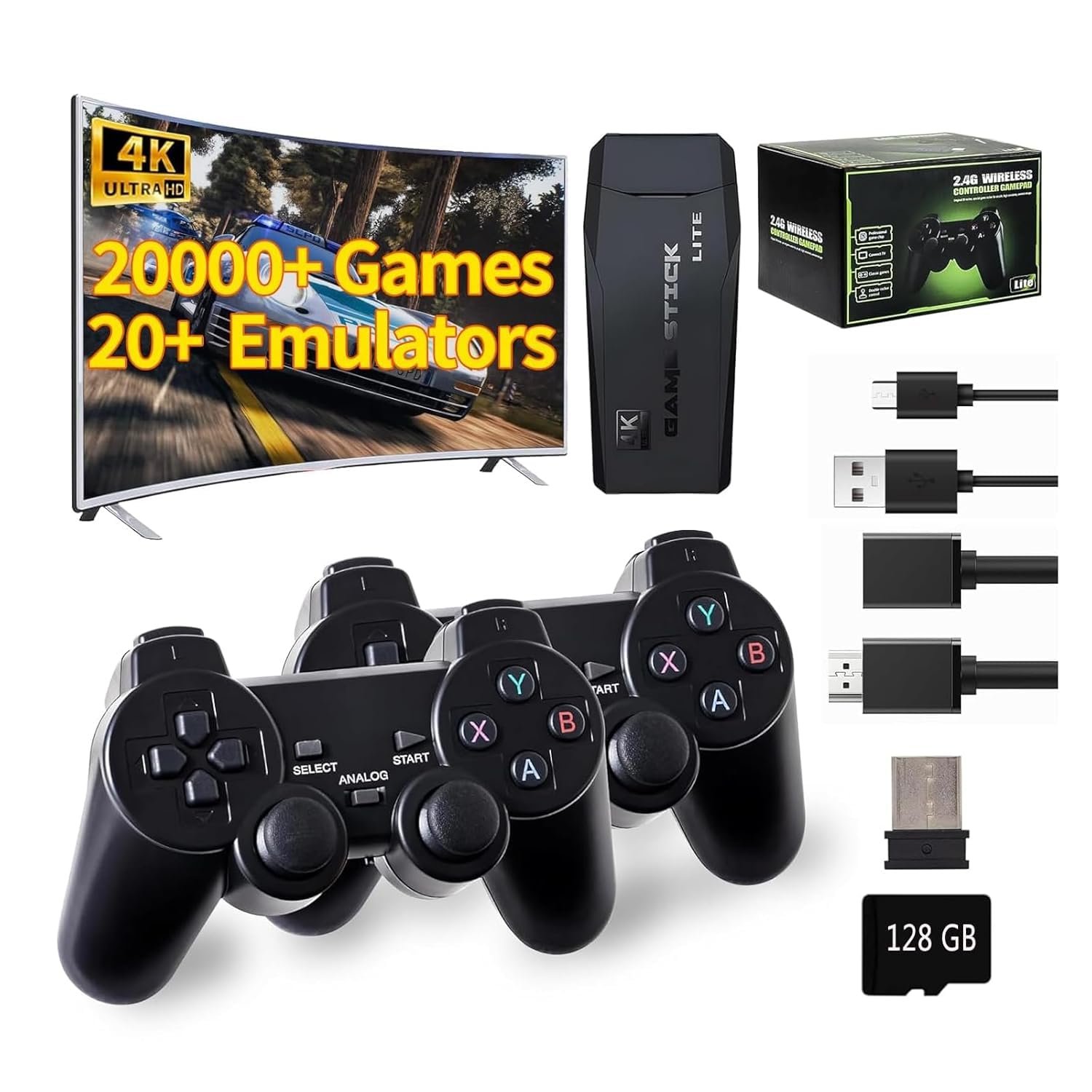 Unlock Nostalgia: TEFELE Wireless Retro Game Console Review - 20,000+ Games Ready to Play!