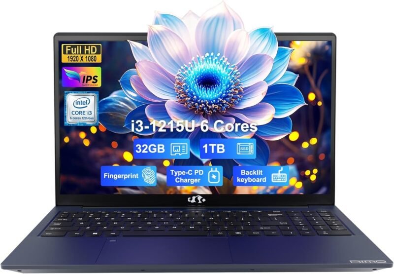 Unlock Productivity with the NIMO 15.6" FHD Business Laptop: Power Meets Portability!