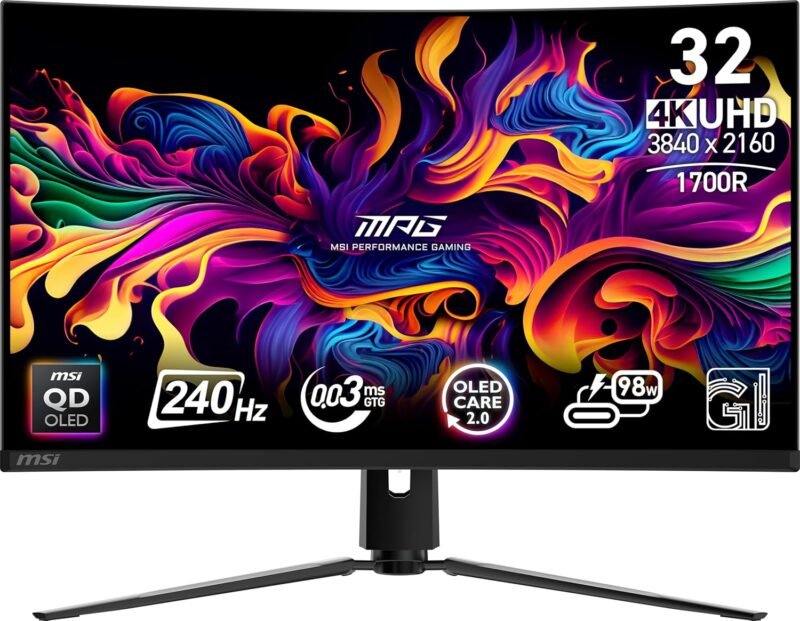 Unlock Stunning Clarity: MSI MPG 321CURX QD-OLED 32-Inch Monitor Review