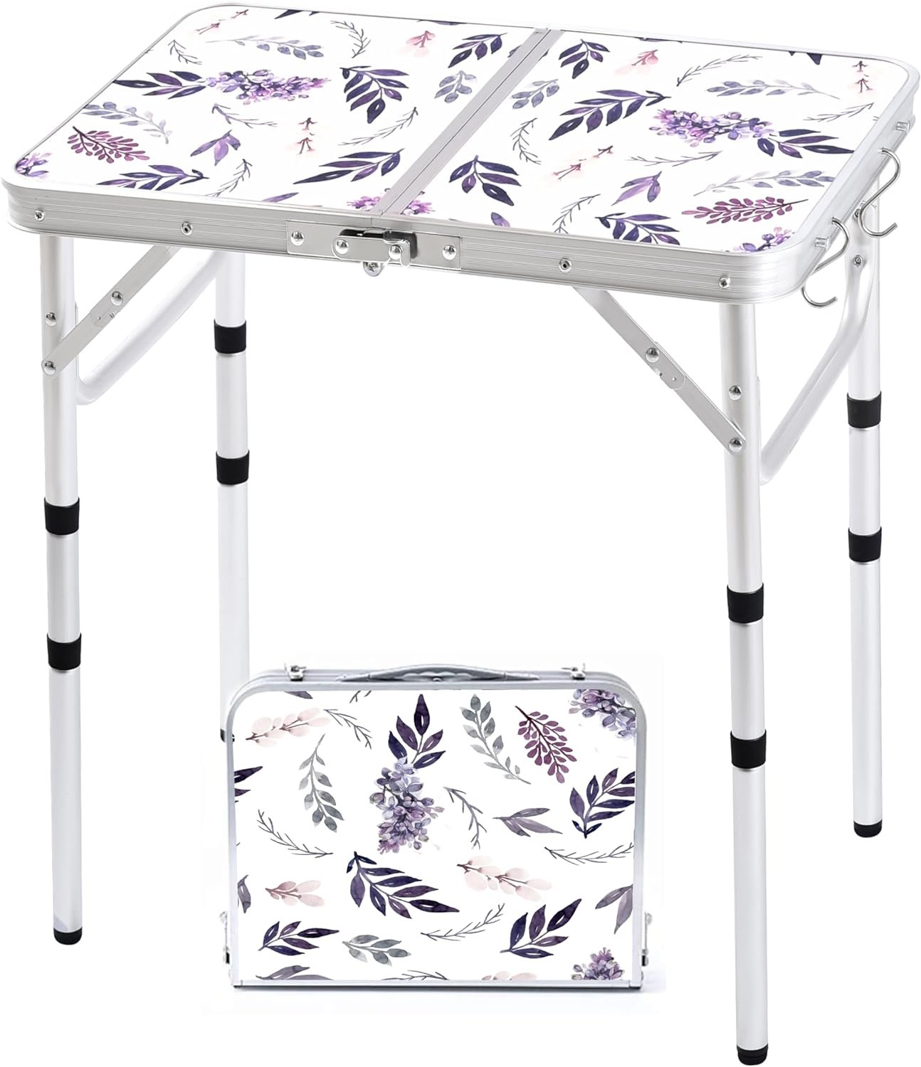 Versatile & Portable: The 2ft Misty Lilac Folding Camping Table Review