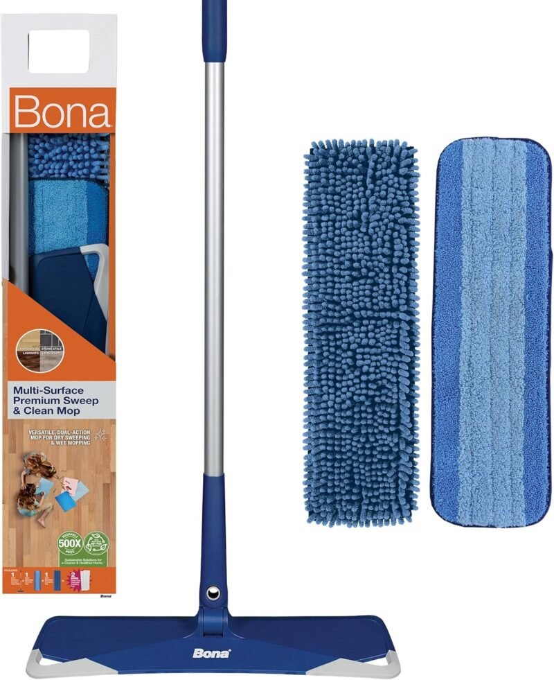 Achieve Sparkling Floors: Bona Premium Sweep & Clean Mop Review