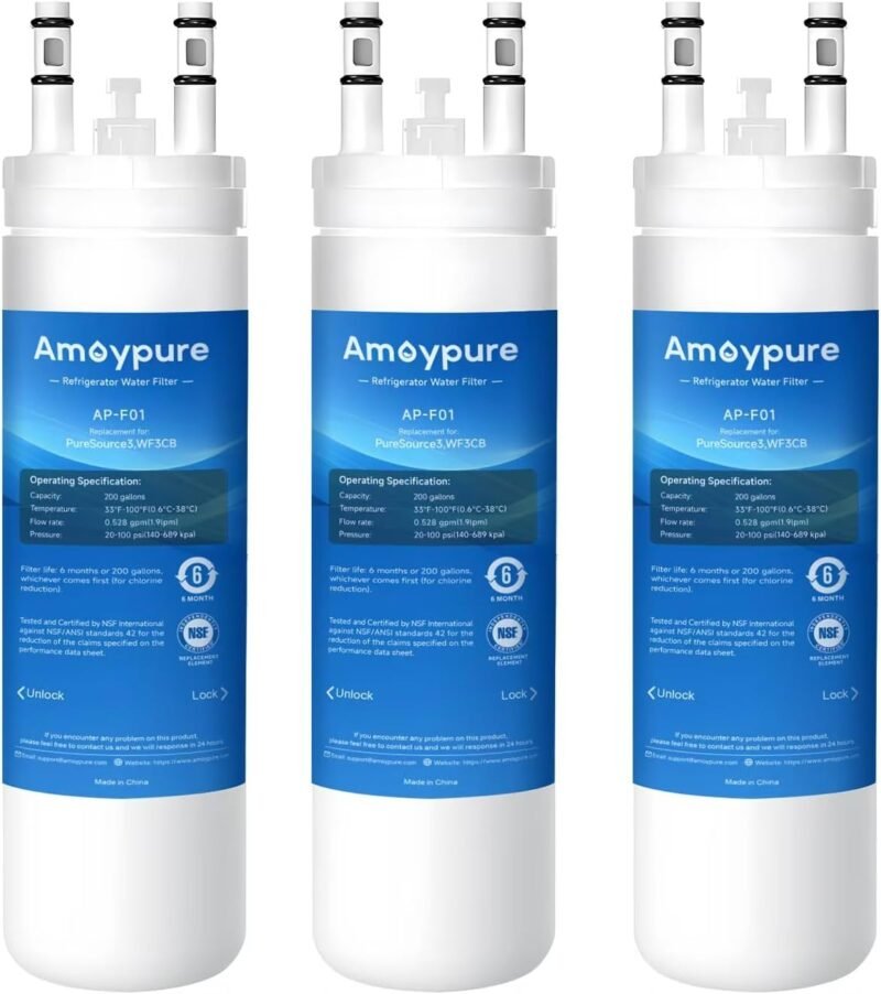 Breathe Easy: Top 3-Pack Water Filters for Pure, Great-Tasting Water!