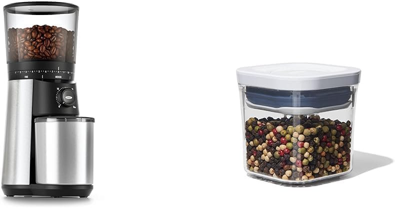 Brew and Store: OXO's Ultimate Coffee Grinder and Airtight Mini Container Combo!