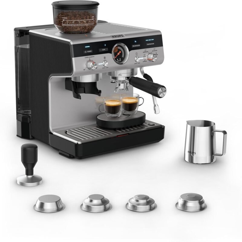 Brew Barista-Quality Coffee at Home: KRUPS Precision Espresso Machine Review