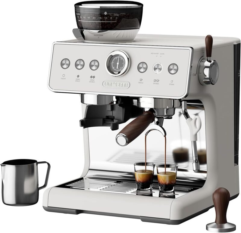 Brew Barista-Quality Coffee at Home: The Ultimate Espresso Machine with Grinder Review