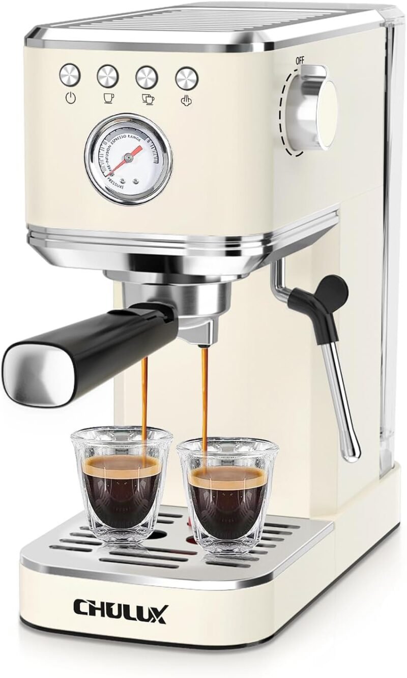 Brew Barista-Worthy Drinks: CHULUX Slim Espresso Machine Review