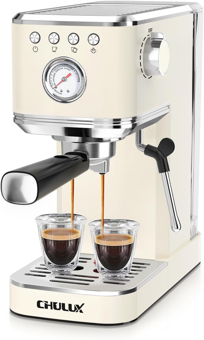 Brew Barista-Worthy Drinks: CHULUX Slim Espresso Machine Review
