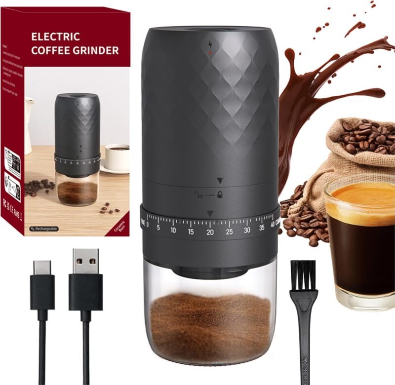 Brew Better: The Ultimate Rechargeable Electric Burr Coffee Grinder Review