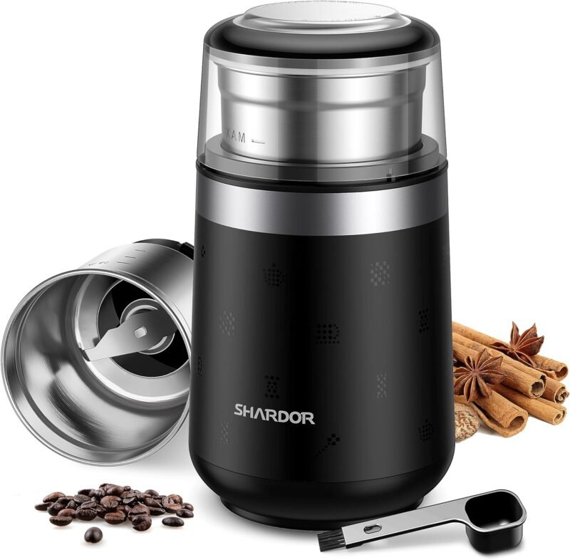 Brew Blissfully: The SHARDOR Super Silent Coffee Grinder Reviewed!