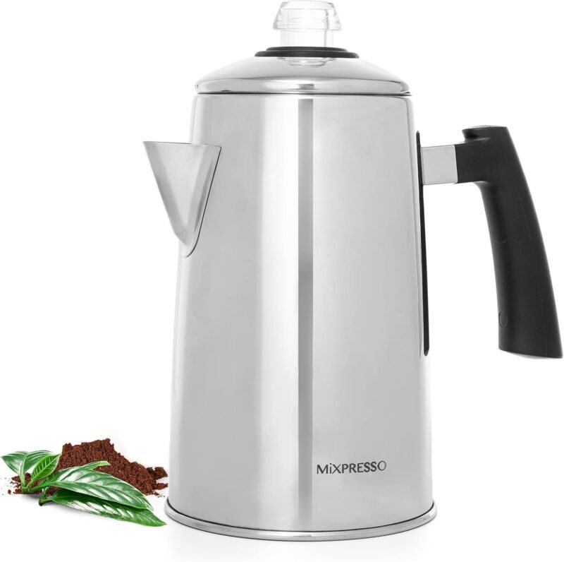 Brew Bold: The Ultimate Mixpresso Stainless Steel Coffee Percolator Review