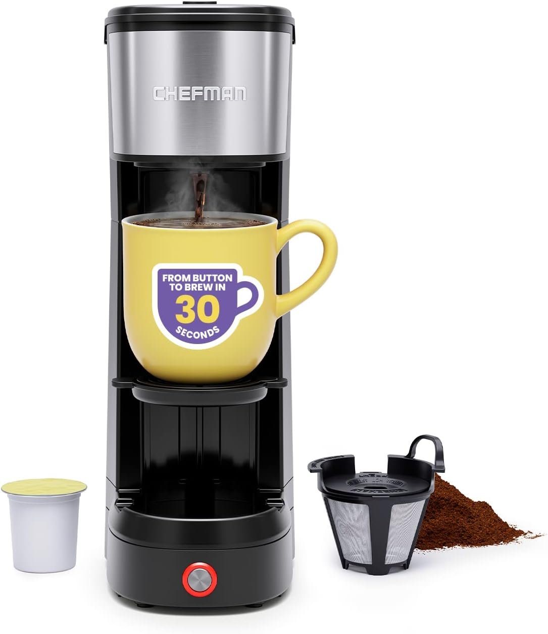 Brew Boldly: A Review of the Chefman InstaCoffee Max for Effortless Single-Serve Satisfaction