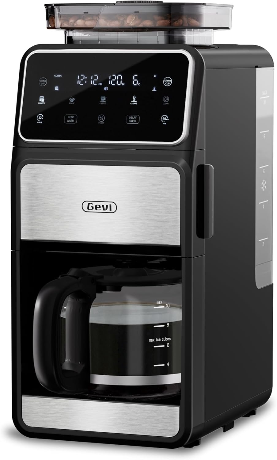 Brew It Fresh: A Review of the Gevi 10 Cup Coffee Maker with Built-in Grinder