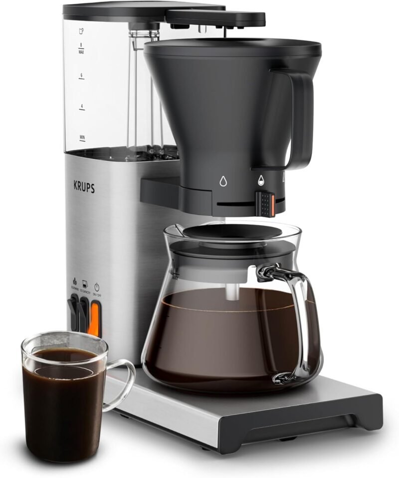 Brew Like a Barista: KRUPS Essential 8 Cup Coffee Maker Review