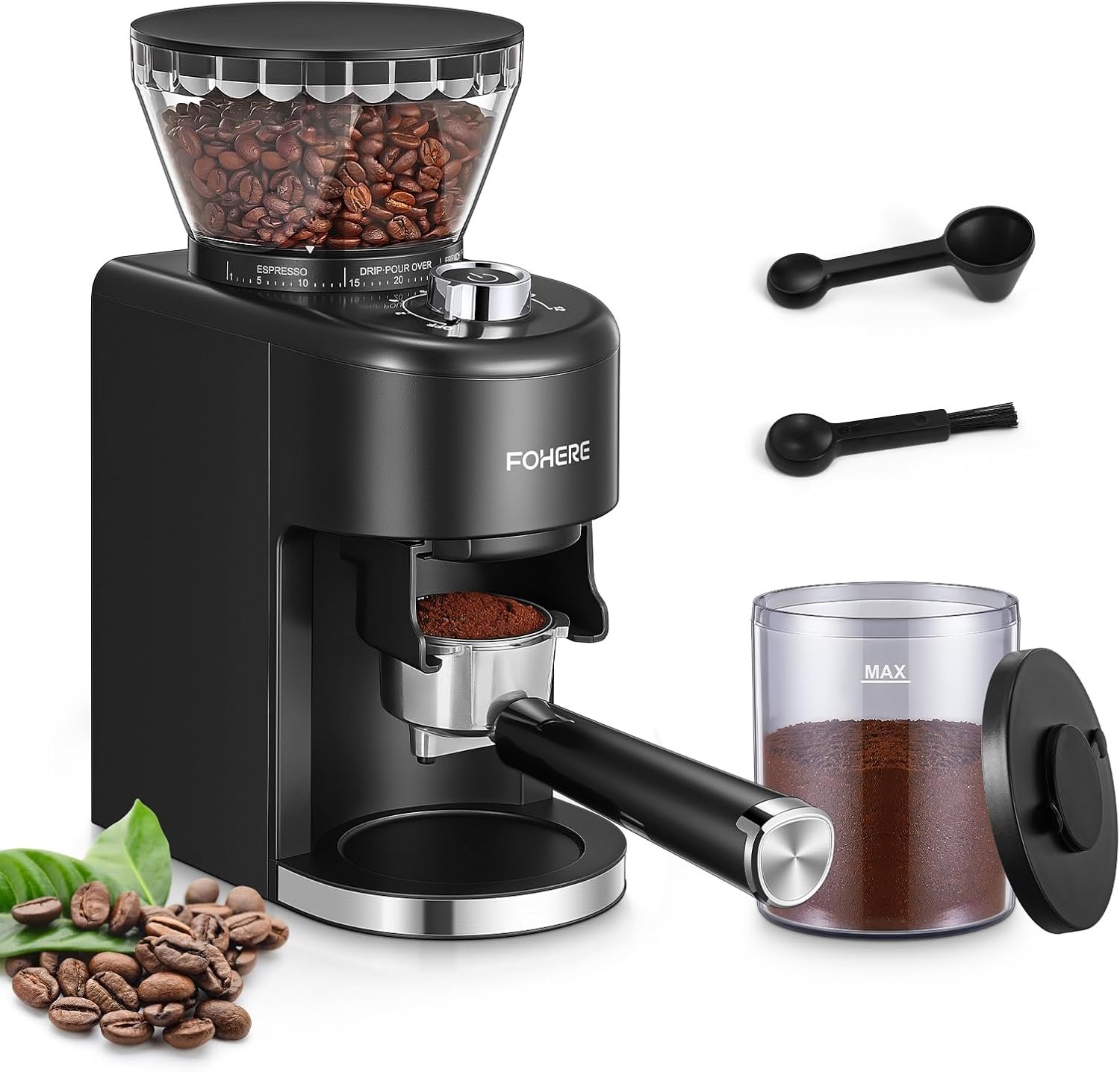 Brew Like a Pro: FOHERE Electric Burr Coffee Grinder Review