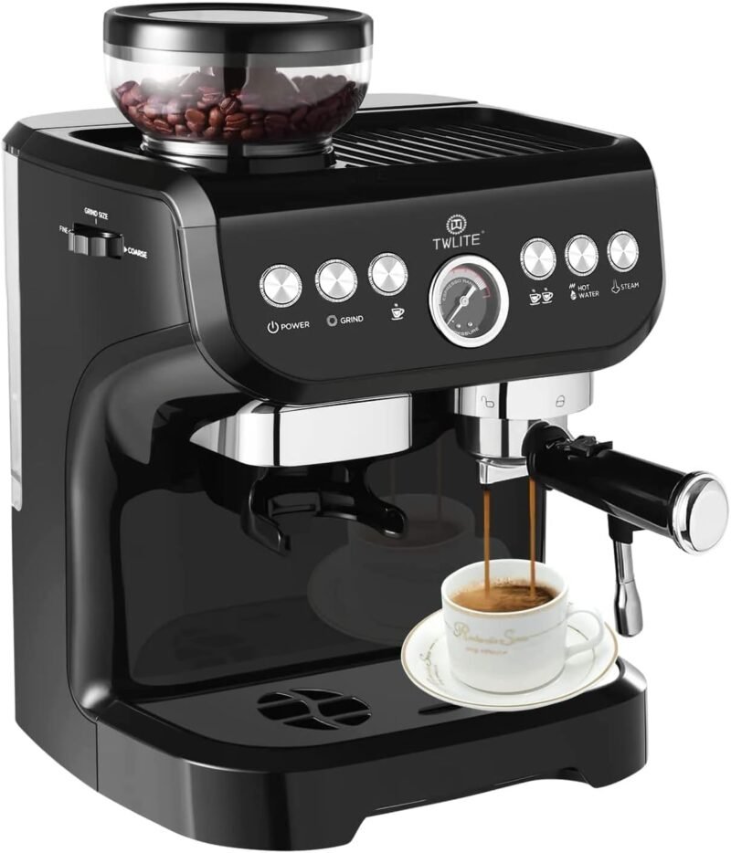 Brew Like a Pro: The Ultimate Espresso Machine with Grinder & Frother Review