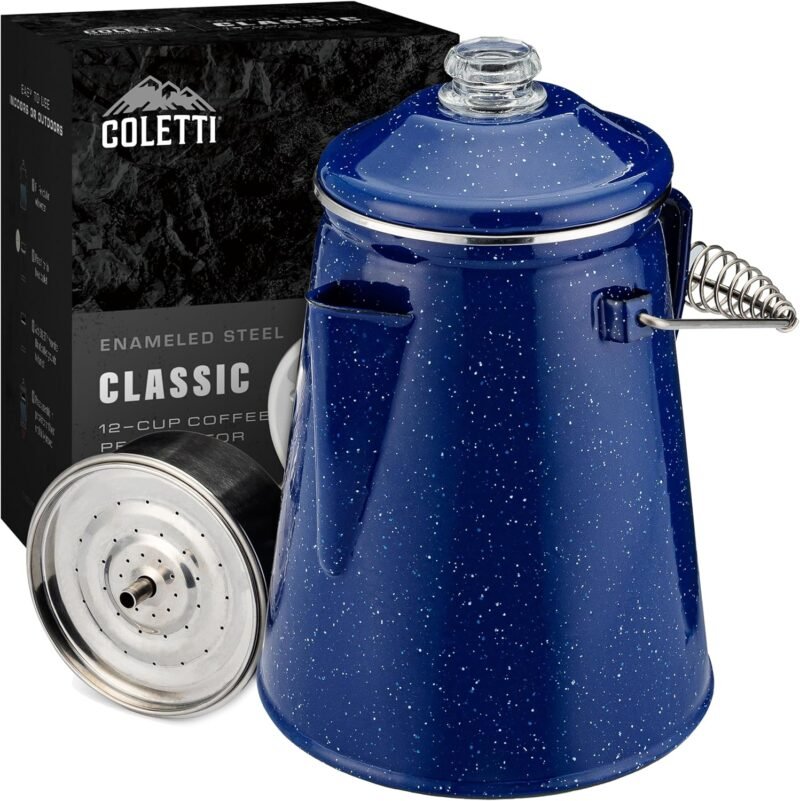 Brew Nostalgia: The COLETTI Classic Percolator Coffee Pot Review