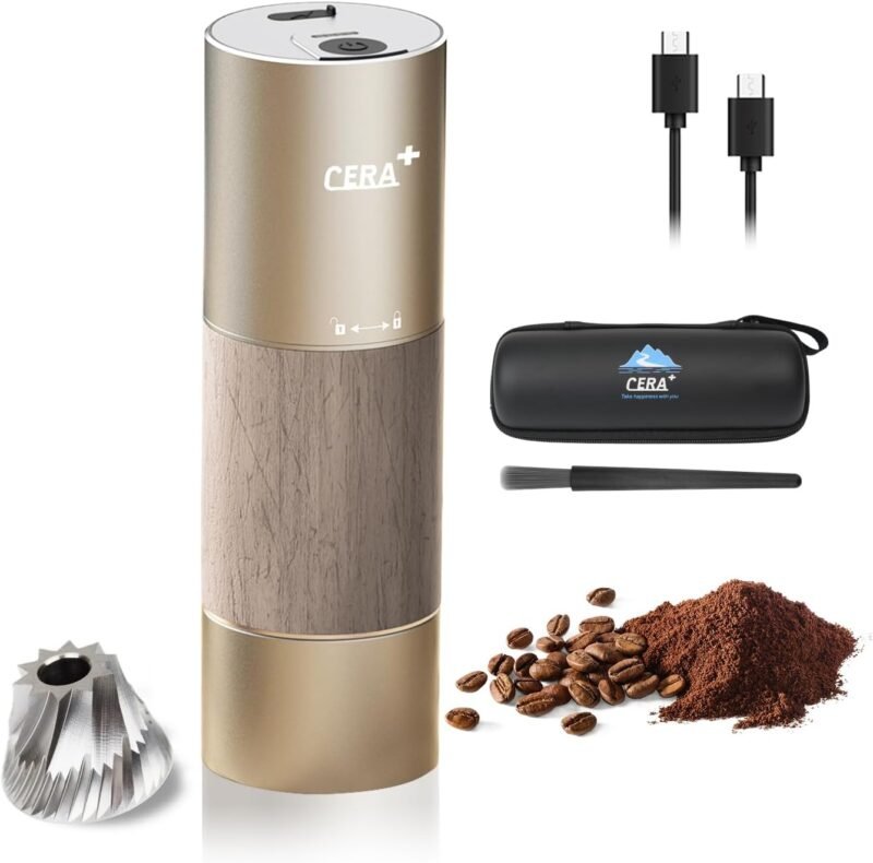 Brew On-The-Go: The Ultimate Review of CERA+ Portable Burr Coffee Grinder