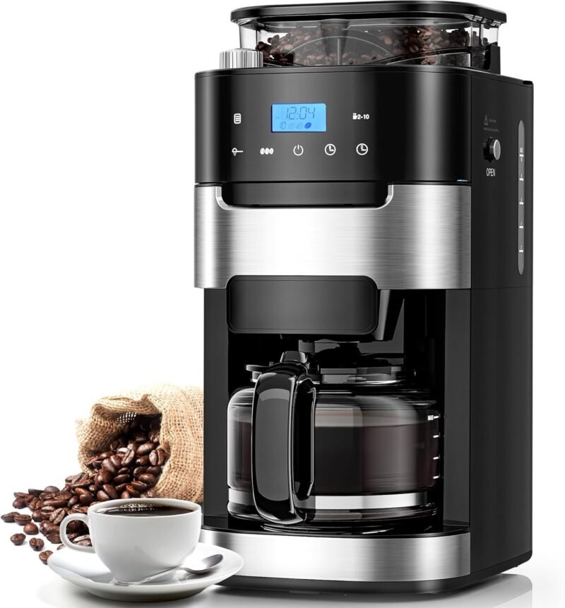 Brew Perfect Coffee Every Time: The 10-Cup Grinder & Brew Machine Review