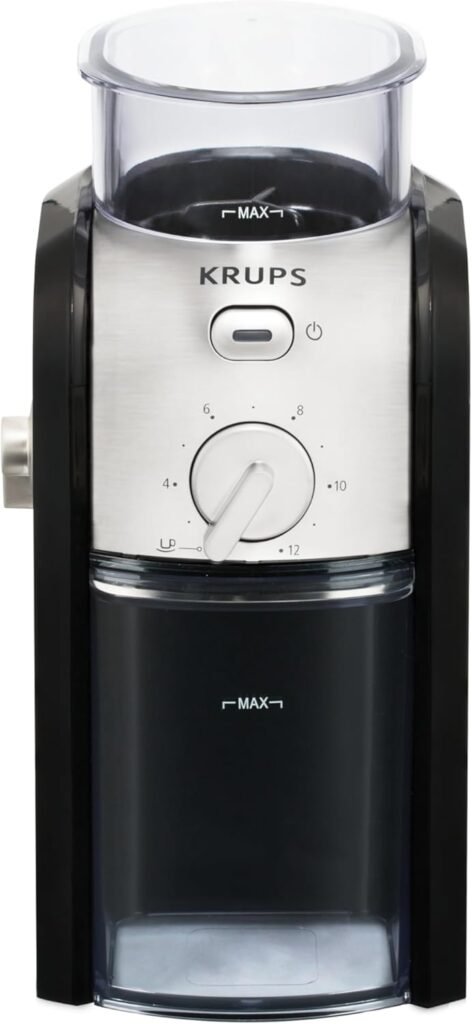 Brew Perfect Coffee: KRUPS Grind Size & Cup Selection Grinder Review