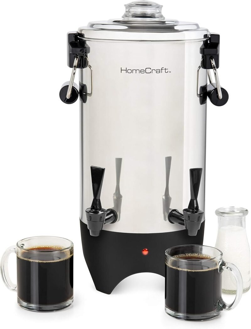 Brew Perfection: A Review of the HomeCraft 45-Cup Coffee Urn & Beverage Dispenser