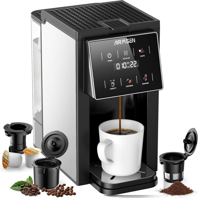 Brew Perfection: AIRMSEN Grind & Brew Coffee Maker Review