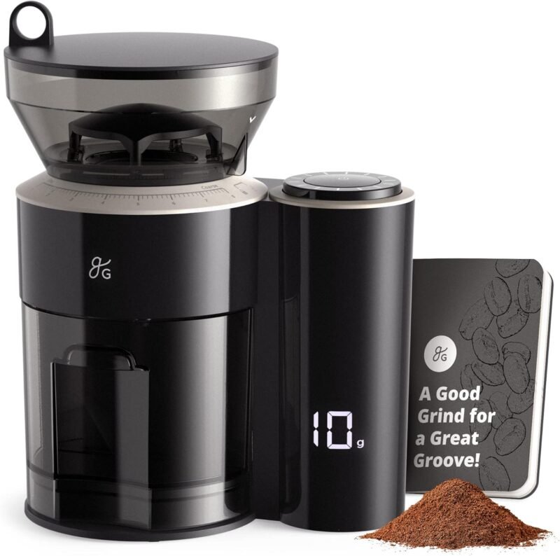 Brew Perfection: Greater Goods Burr Coffee Grinder with Scale Review