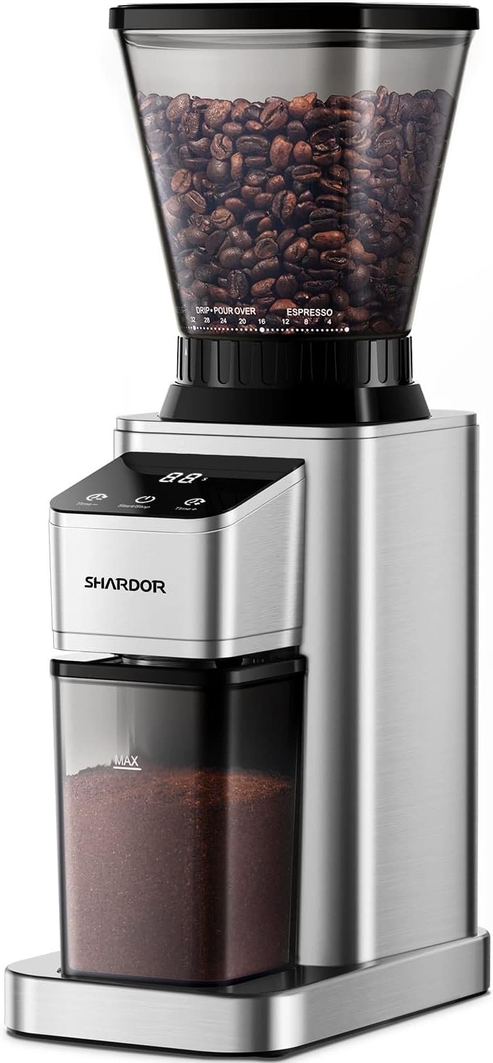 Brew Perfection: In-Depth Review of the SHARDOR Professional Conical Burr Coffee Grinder