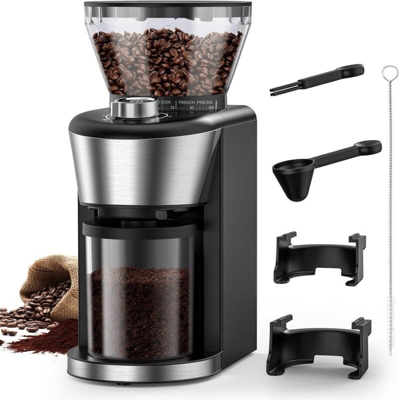 Brew Perfection: Review of the Electric Burr Automatic Coffee Grinder