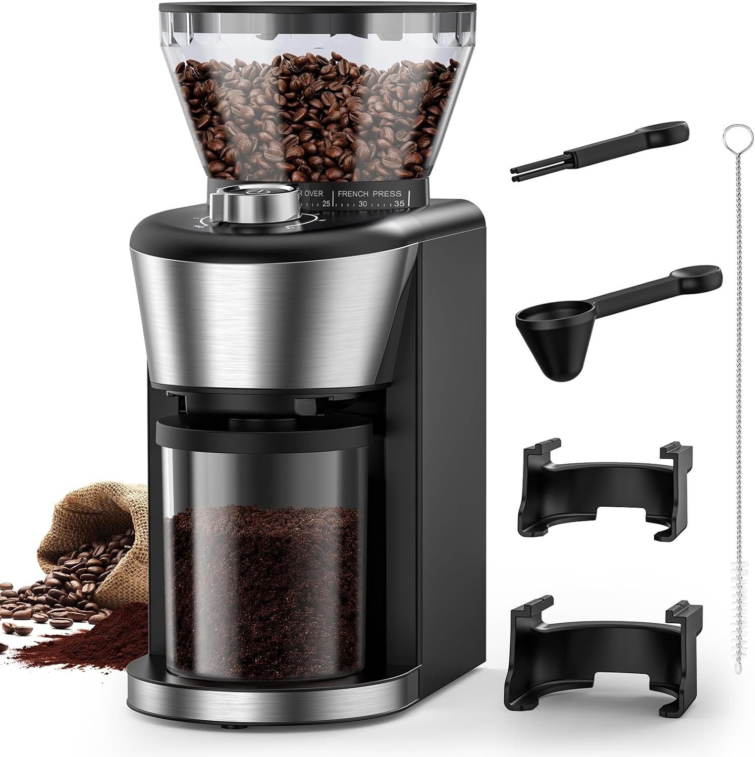 Brew Perfection: Review of the Electric Burr Automatic Coffee Grinder