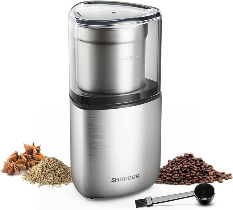 Brew Perfection: SHARDOR Electric Coffee & Spice Grinder Review
