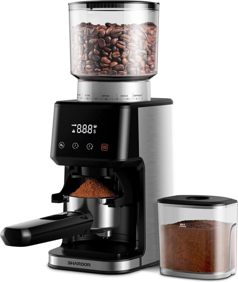 Brew Perfection: SHARDOR's Conical Burr Espresso Grinder Review & Insights