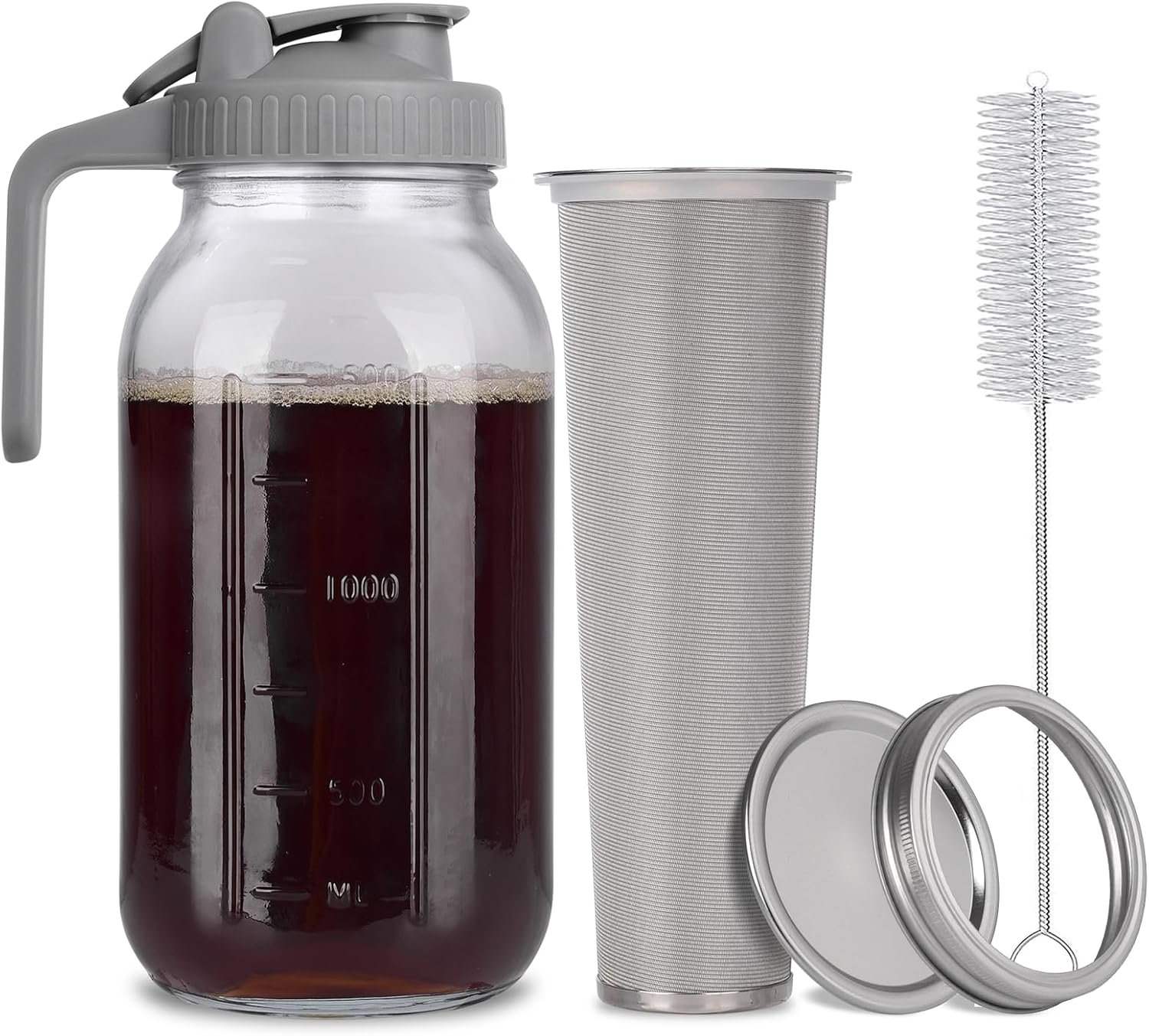 Brew the Perfect Chill: Cold Brew Mason Jar Iced Coffee Maker Review!