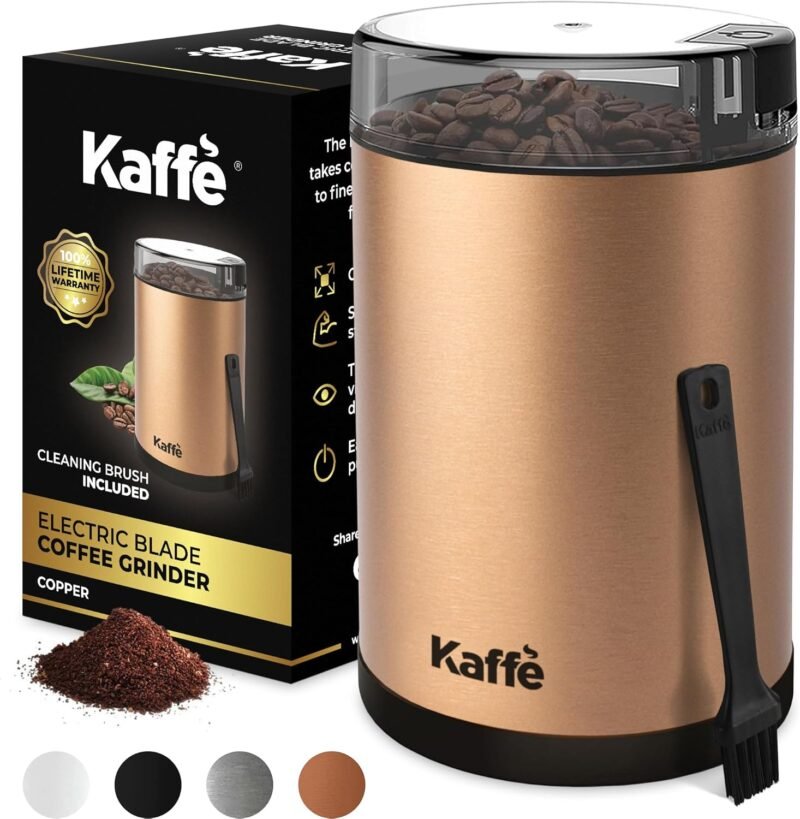 Brew the Perfect Cup: Kaffe One-Touch Electric Coffee Grinder Review!