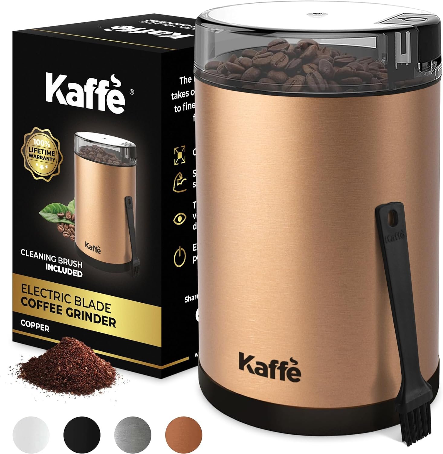 Brew the Perfect Cup: Kaffe One-Touch Electric Coffee Grinder Review!