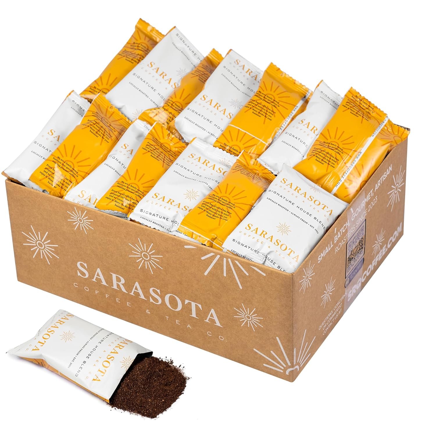 Brew the Perfect Cup: Sarasota Gourmet Coffee Ground Packets Review
