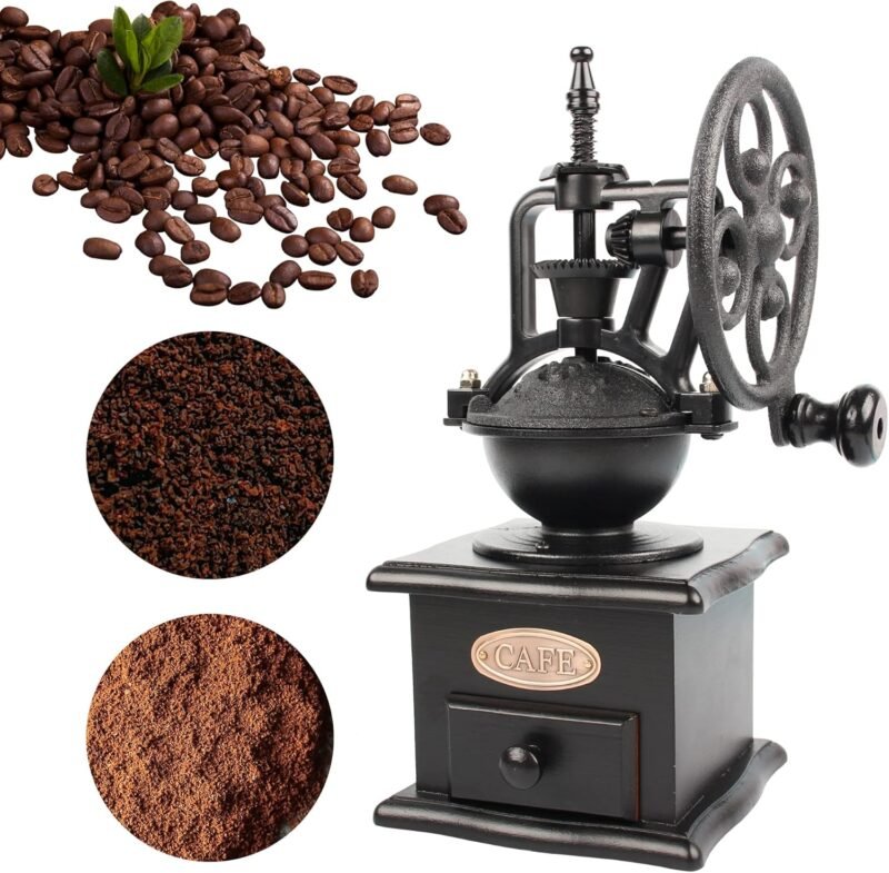 Brew the Perfect Cup: The Antique Wooden Manual Coffee Grinder Review