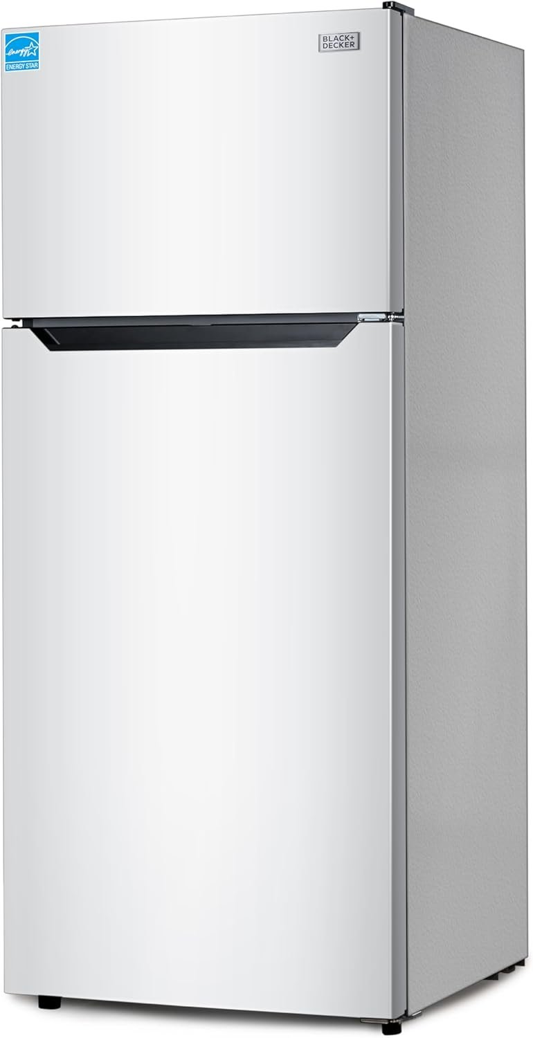 Chill Out with the BLACK+DECKER 14.6 Cu. Ft. Top Mount Refrigerator: A Review of Efficiency and Style!