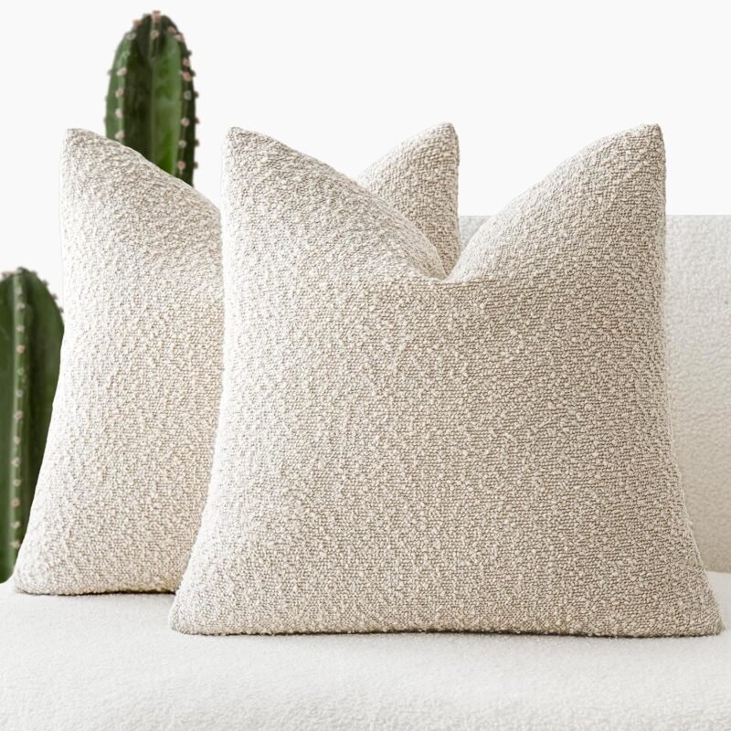 Cozy Up Your Space: Review of Foindtower Boucle Throw Pillow Covers