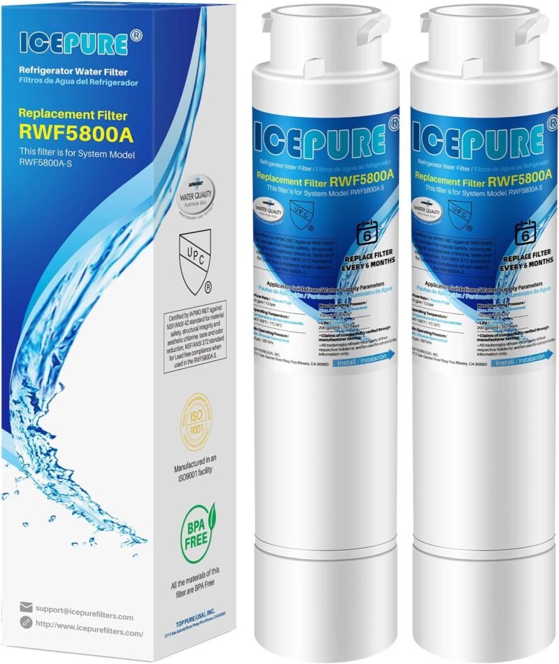 Crystal Clear Choice: ICEPURE RWF5800A Water Filter Review