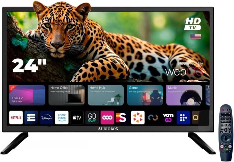 Discover the Audiobox TV-240SD: The Ultimate Smart LED HDTV for RV Adventures!