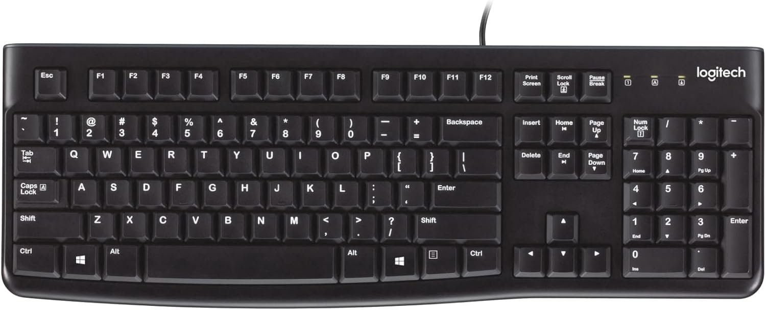 Discover the Logitech K120: Your Reliable, Spill-Resistant Keyboard for Effortless Typing