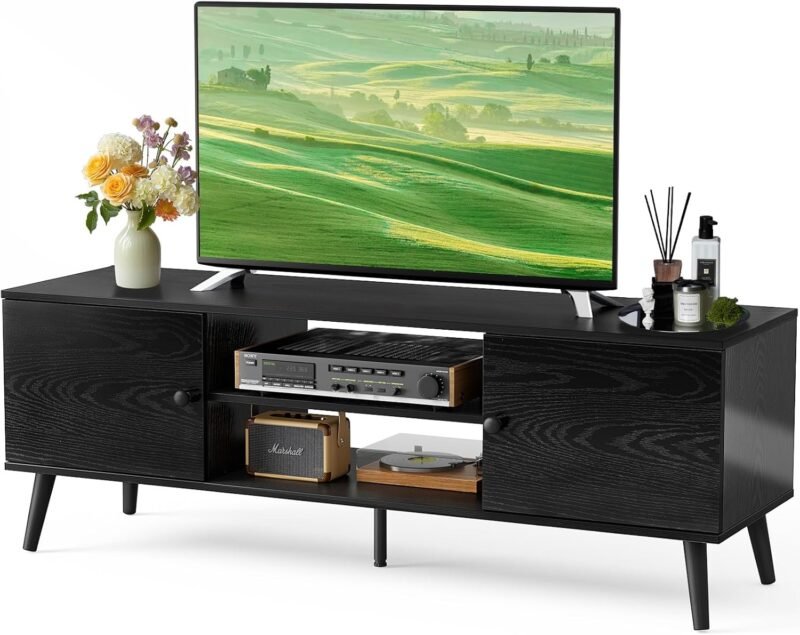 DUMOS TV Stand Review: Elevate Your Living Space with Mid-Century Modern Style