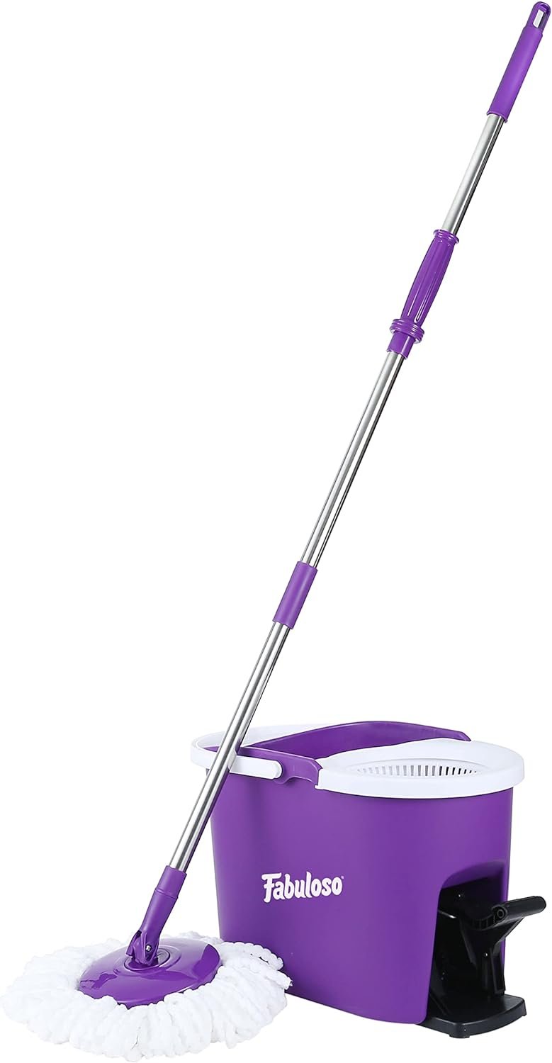 Effortless Cleaning: Fabuloso Spin Mop & Bucket Review