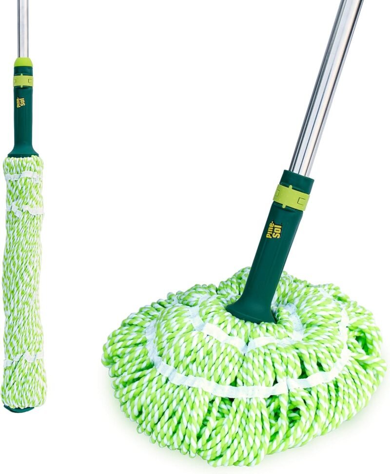 Effortless Cleaning: Review of the Pine-Sol Microfiber Mop with Easy Squeeze Twist Design